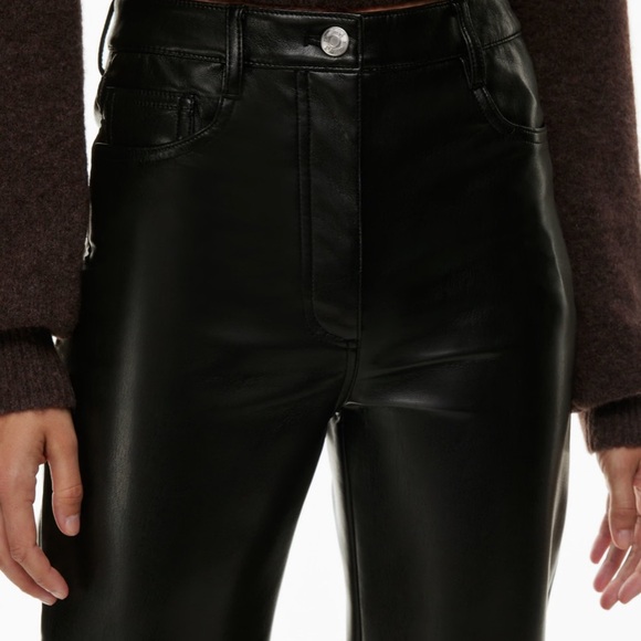 Aritzia Wilfred leather pants. NWOT, size 14 - Picture 8 of 12